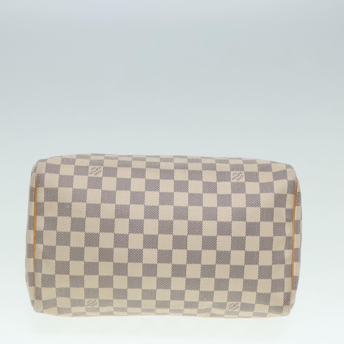 LOUIS VUITTON Damier Azur Speedy 30 Hand Bag N41533 LV Auth yk15212