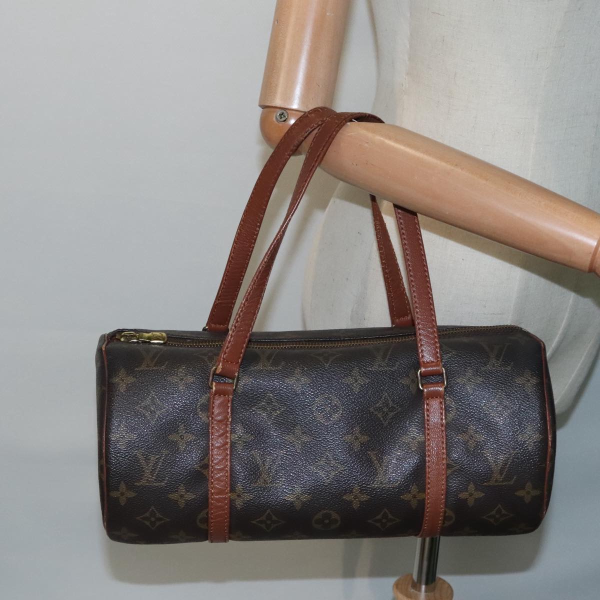 LOUIS VUITTON Monogram Papillon 30 Hand Bag M51385 LV Auth yk15216