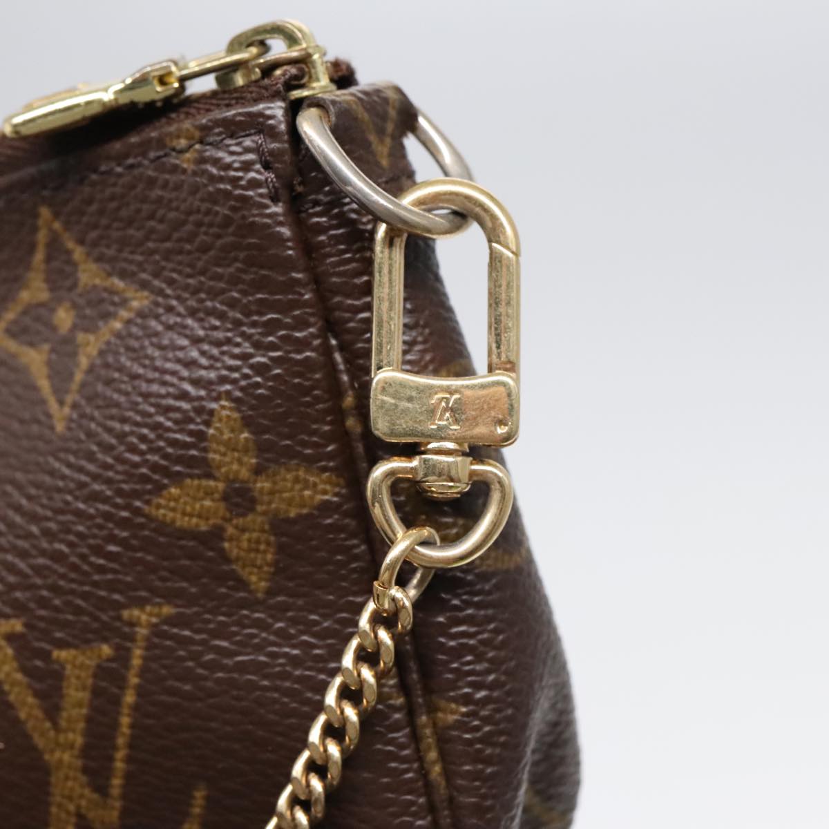 LOUIS VUITTON Monogram Mini Pochette Accessoires Pouch M58009 LV Auth yk15220