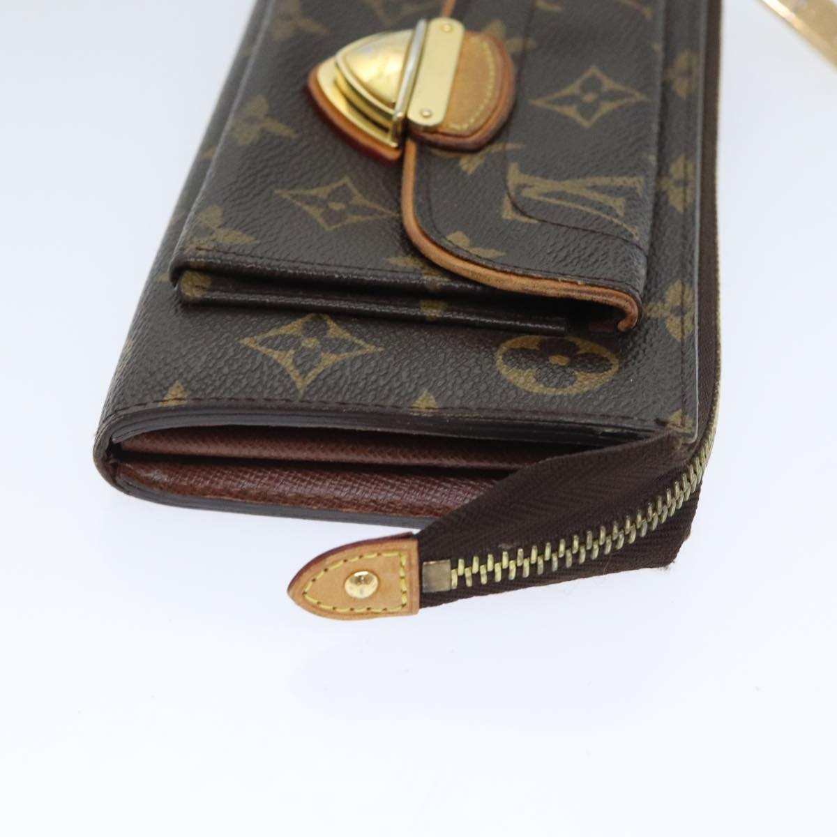 LOUIS VUITTON Monogram Portefeuille Astrid Long Wallet M61781 LV Auth yk15226