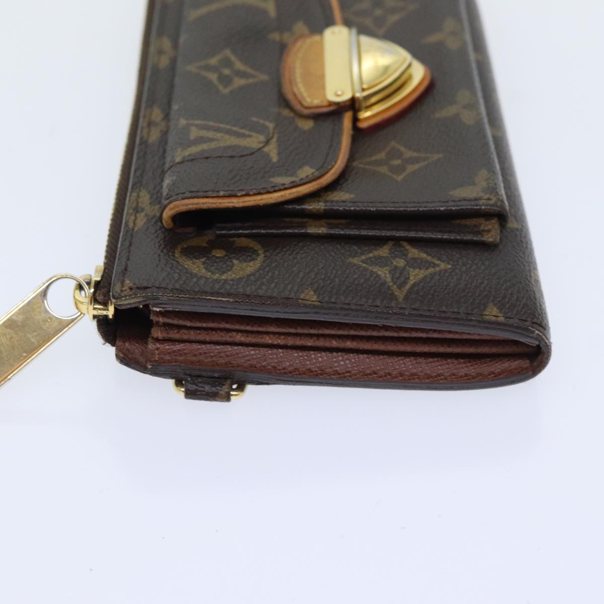 LOUIS VUITTON Monogram Portefeuille Astrid Long Wallet M61781 LV Auth yk15226