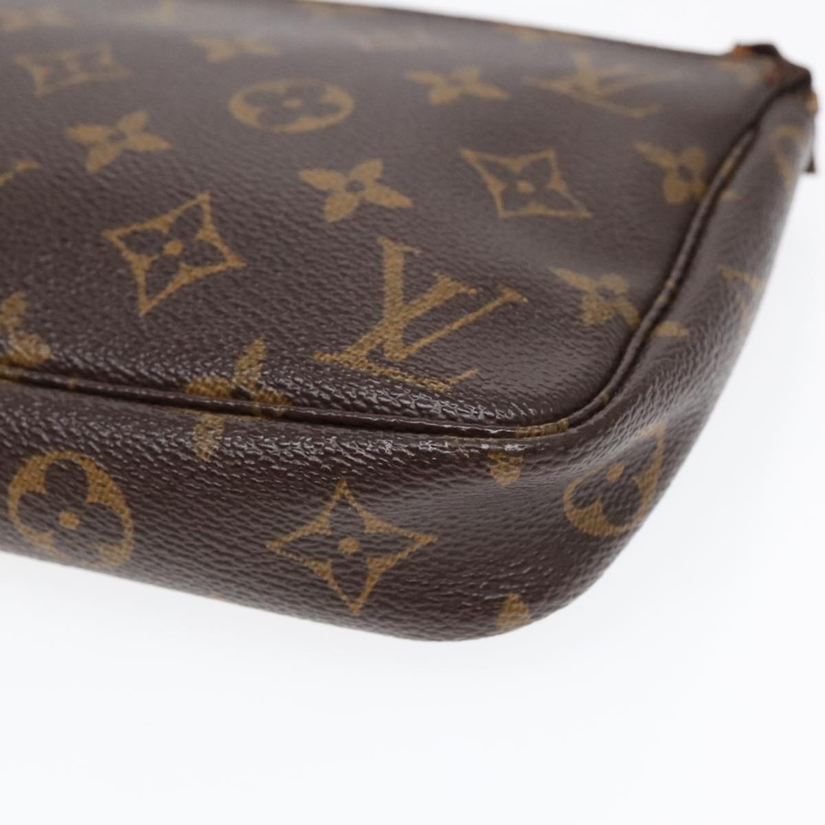 LOUIS VUITTON Monogram Pochette Accessoires Pouch M51980 LV Auth yk15318