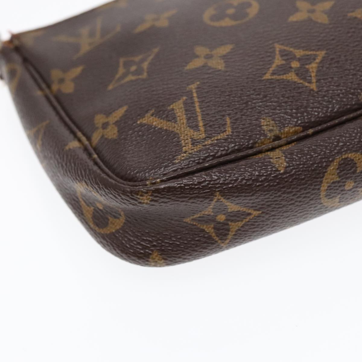 LOUIS VUITTON Monogram Pochette Accessoires Pouch M51980 LV Auth yk15318