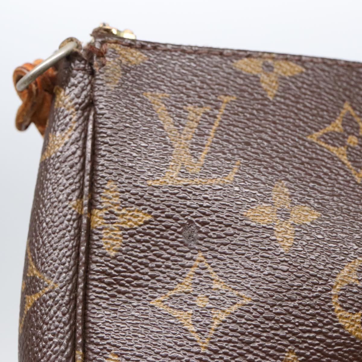 LOUIS VUITTON Monogram Pochette Accessoires Pouch M51980 LV Auth yk15318