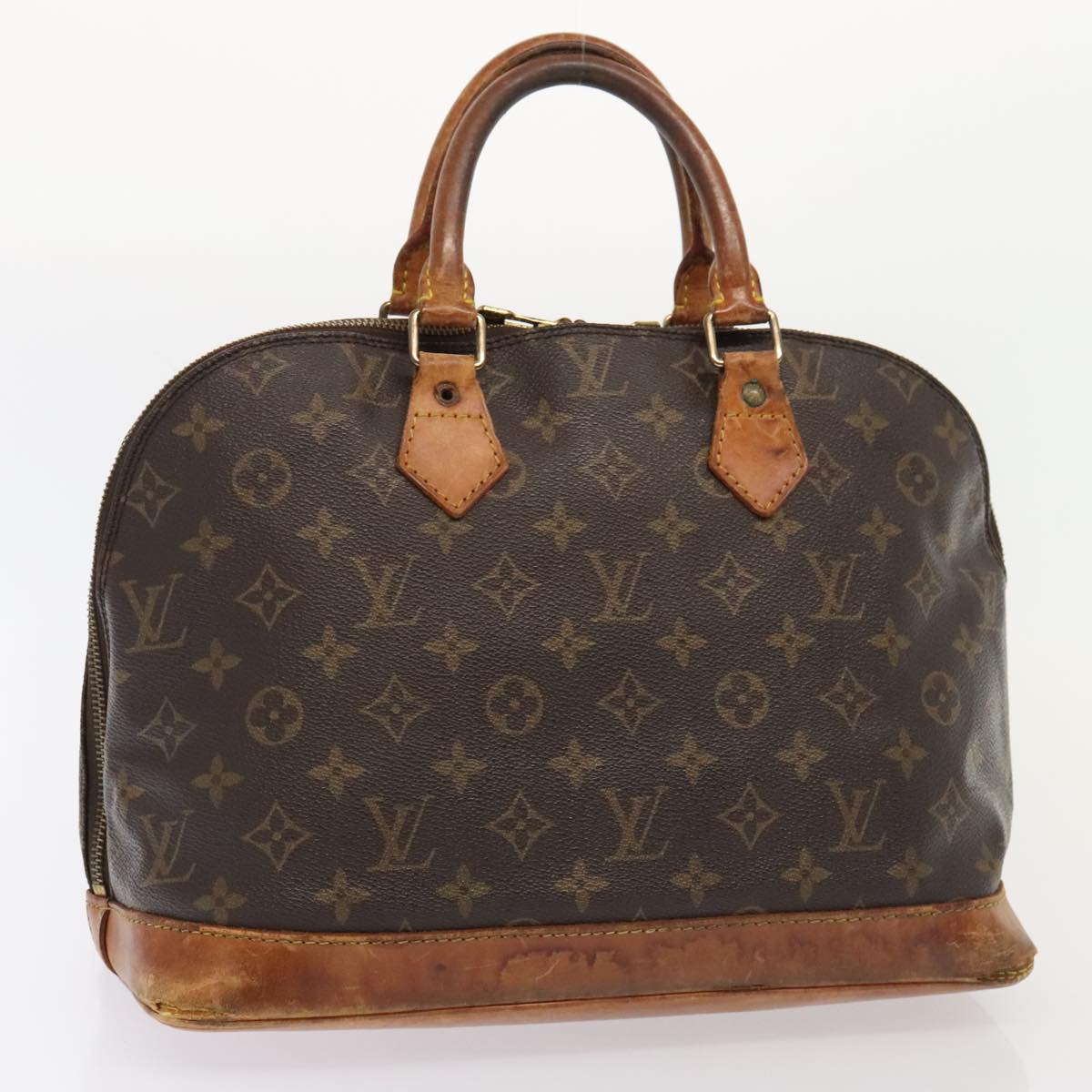 LOUIS VUITTON Monogram Alma Hand Bag M51130 LV Auth yk15322