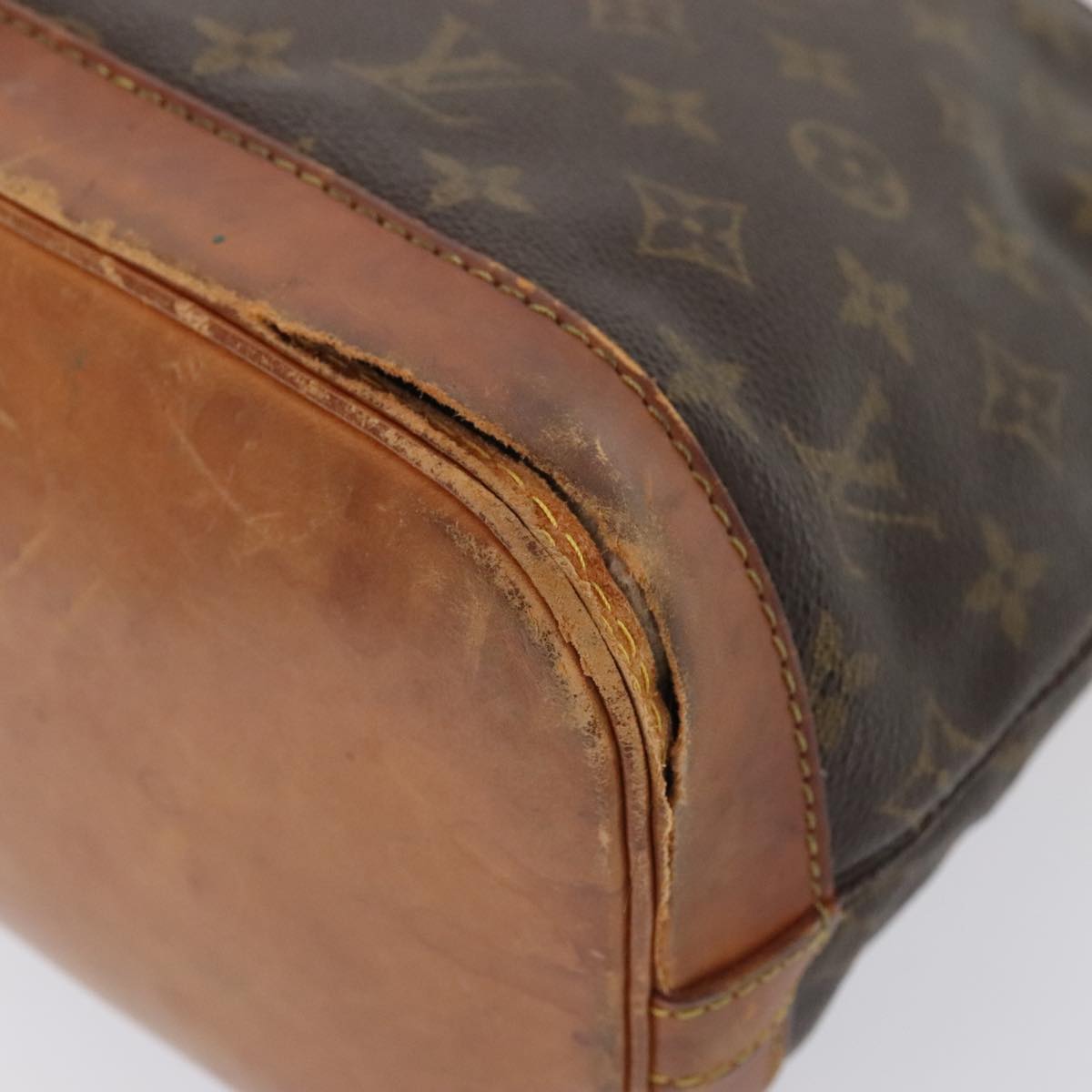 LOUIS VUITTON Monogram Alma Hand Bag M51130 LV Auth yk15322