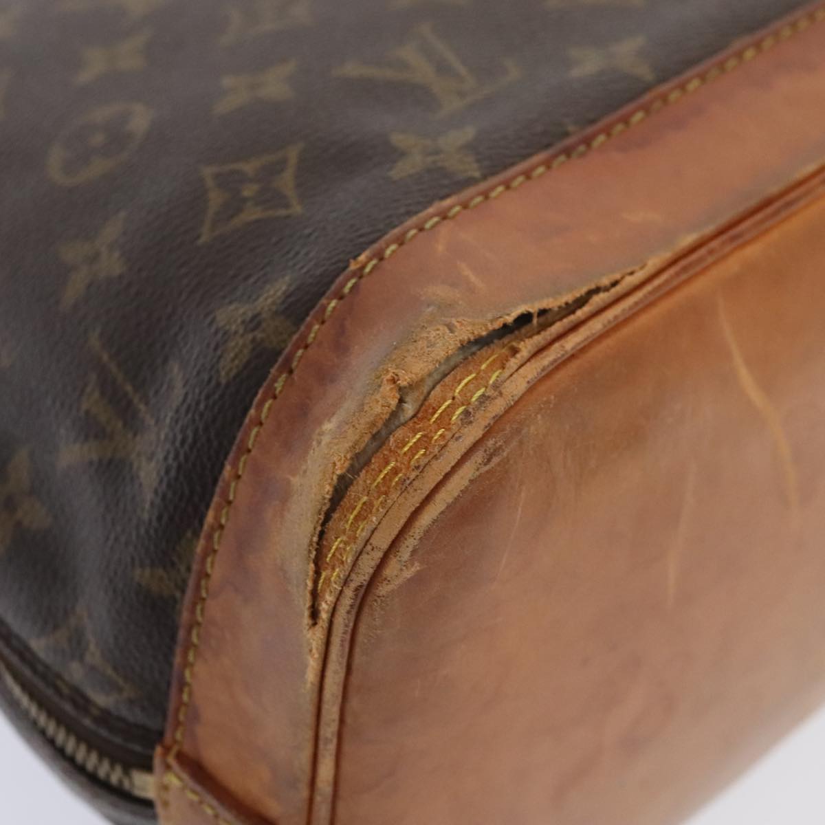 LOUIS VUITTON Monogram Alma Hand Bag M51130 LV Auth yk15322