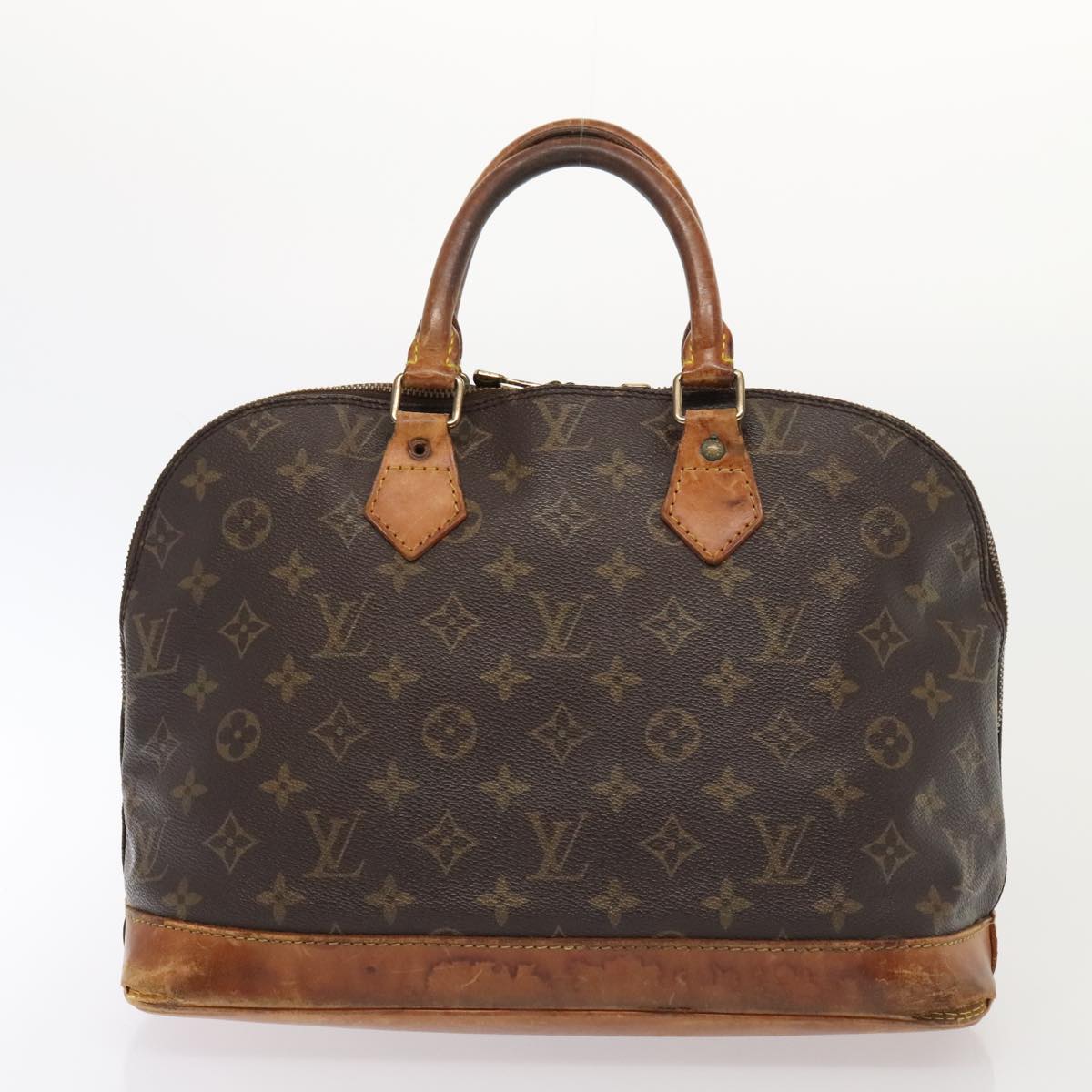 LOUIS VUITTON Monogram Alma Hand Bag M51130 LV Auth yk15322