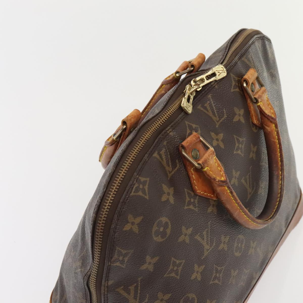 LOUIS VUITTON Monogram Alma Hand Bag M51130 LV Auth yk15322