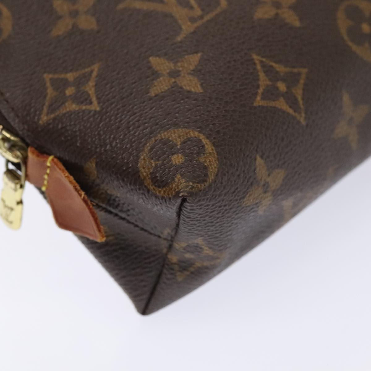 LOUIS VUITTON Monogram Pochette Cosmetic PM Cosmetic Pouch M47515 Auth yk15343