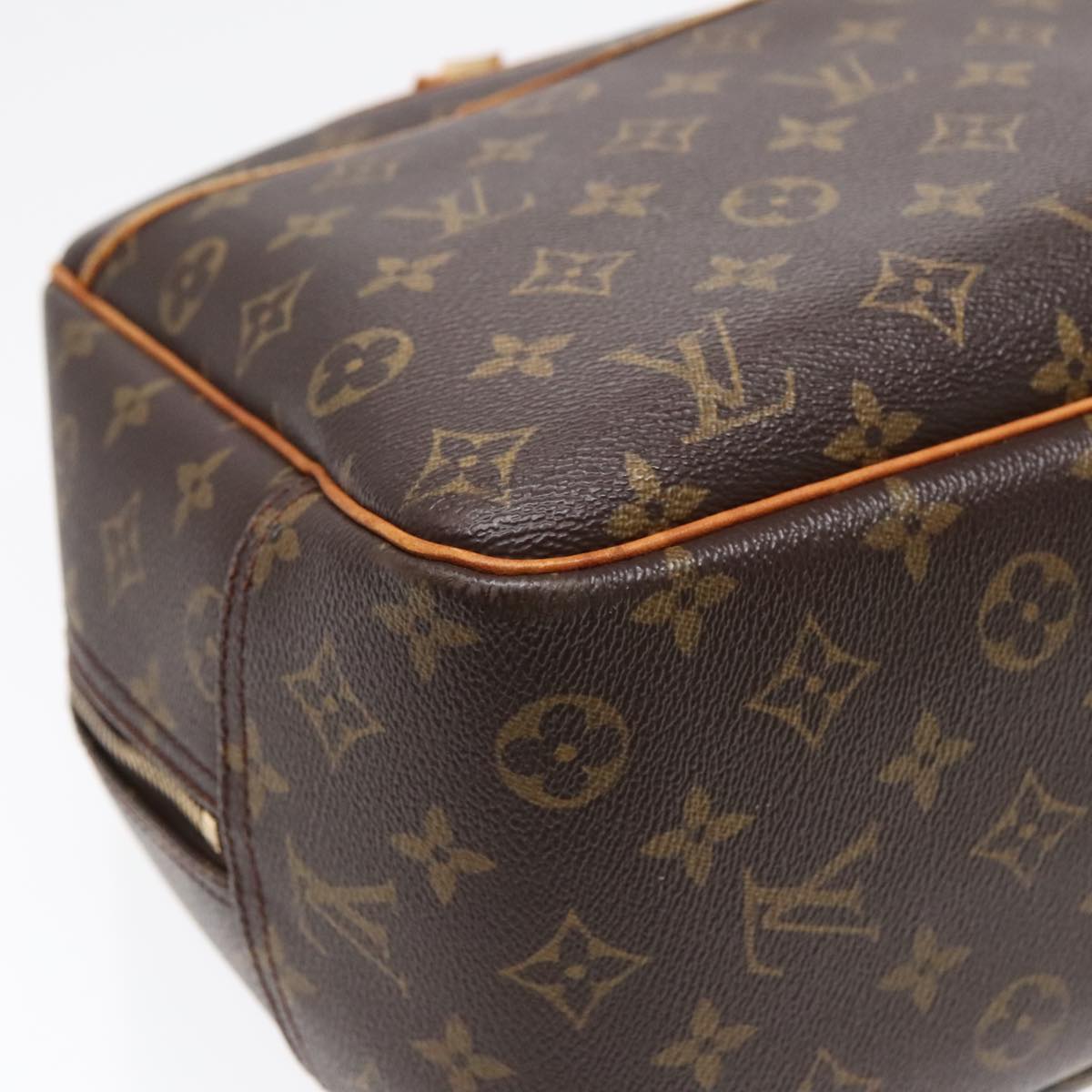 LOUIS VUITTON Monogram Deauville Hand Bag M47270 LV Auth yk15375