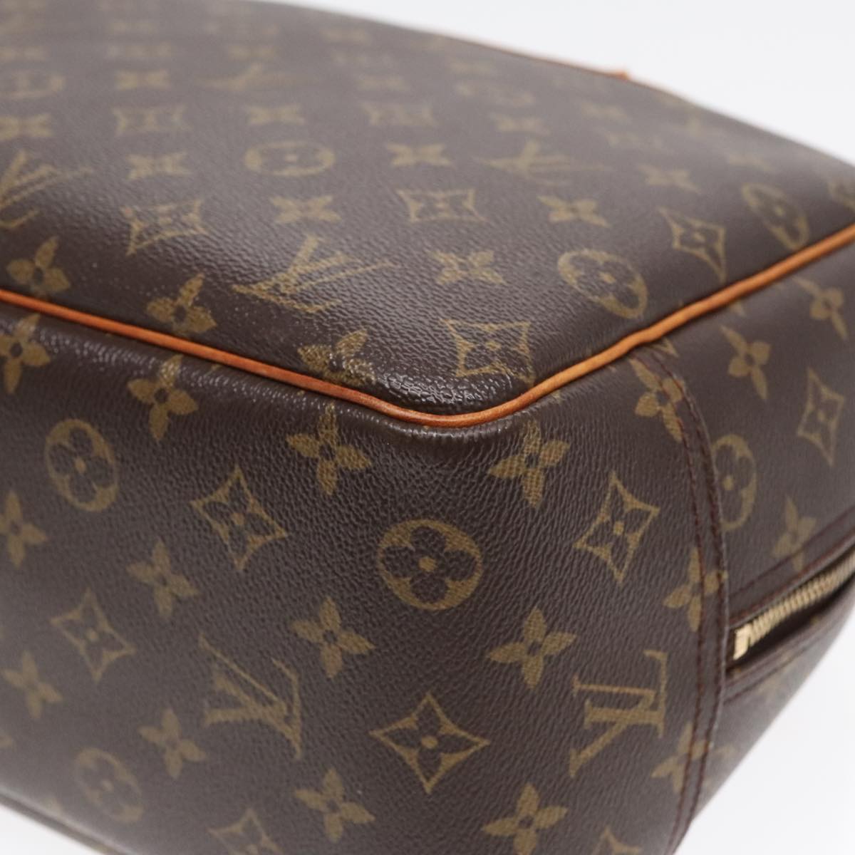 LOUIS VUITTON Monogram Deauville Hand Bag M47270 LV Auth yk15375