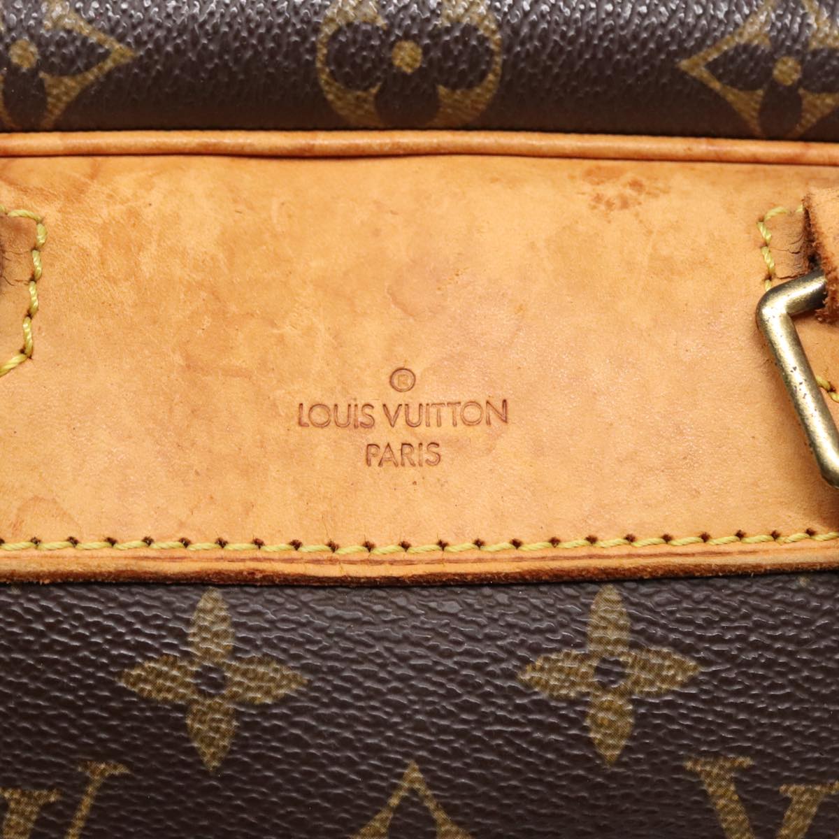 LOUIS VUITTON Monogram Deauville Hand Bag M47270 LV Auth yk15375