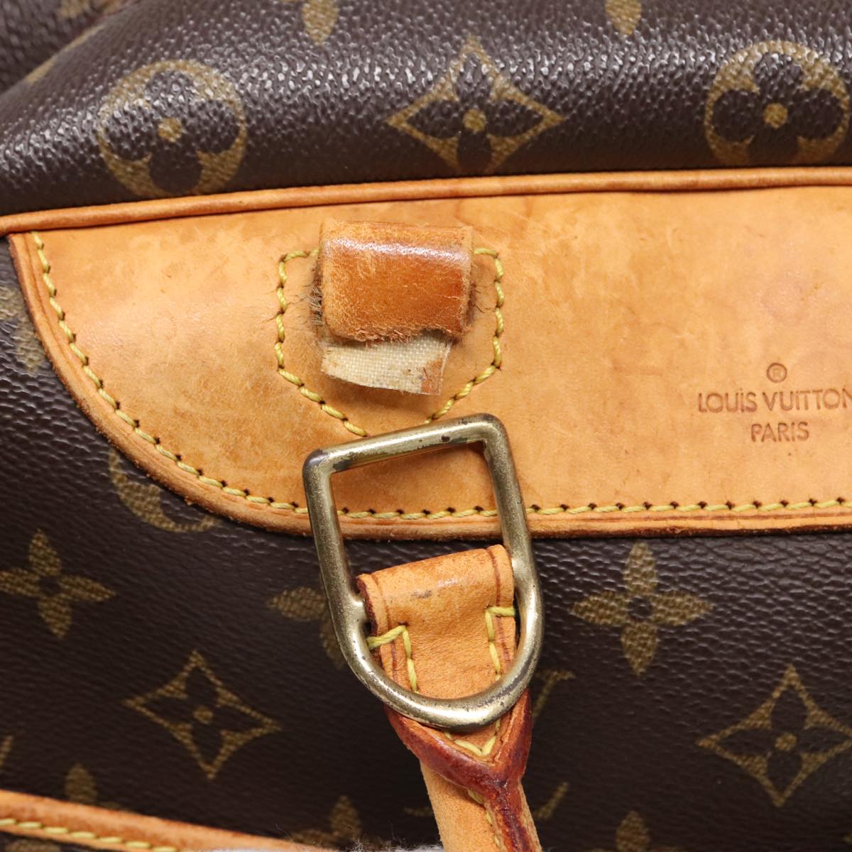 LOUIS VUITTON Monogram Deauville Hand Bag M47270 LV Auth yk15375