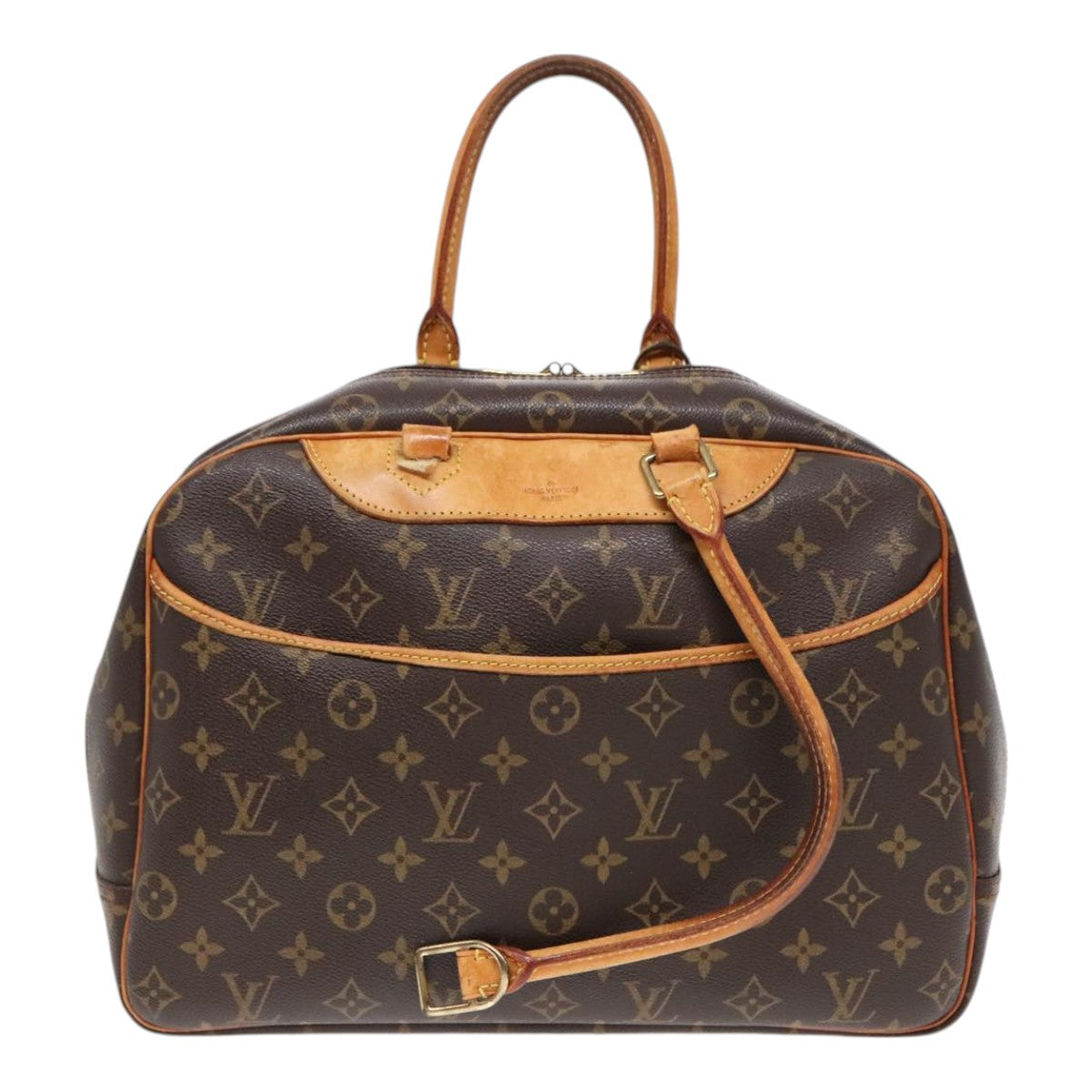 LOUIS VUITTON Monogram Deauville Hand Bag M47270 LV Auth yk15375