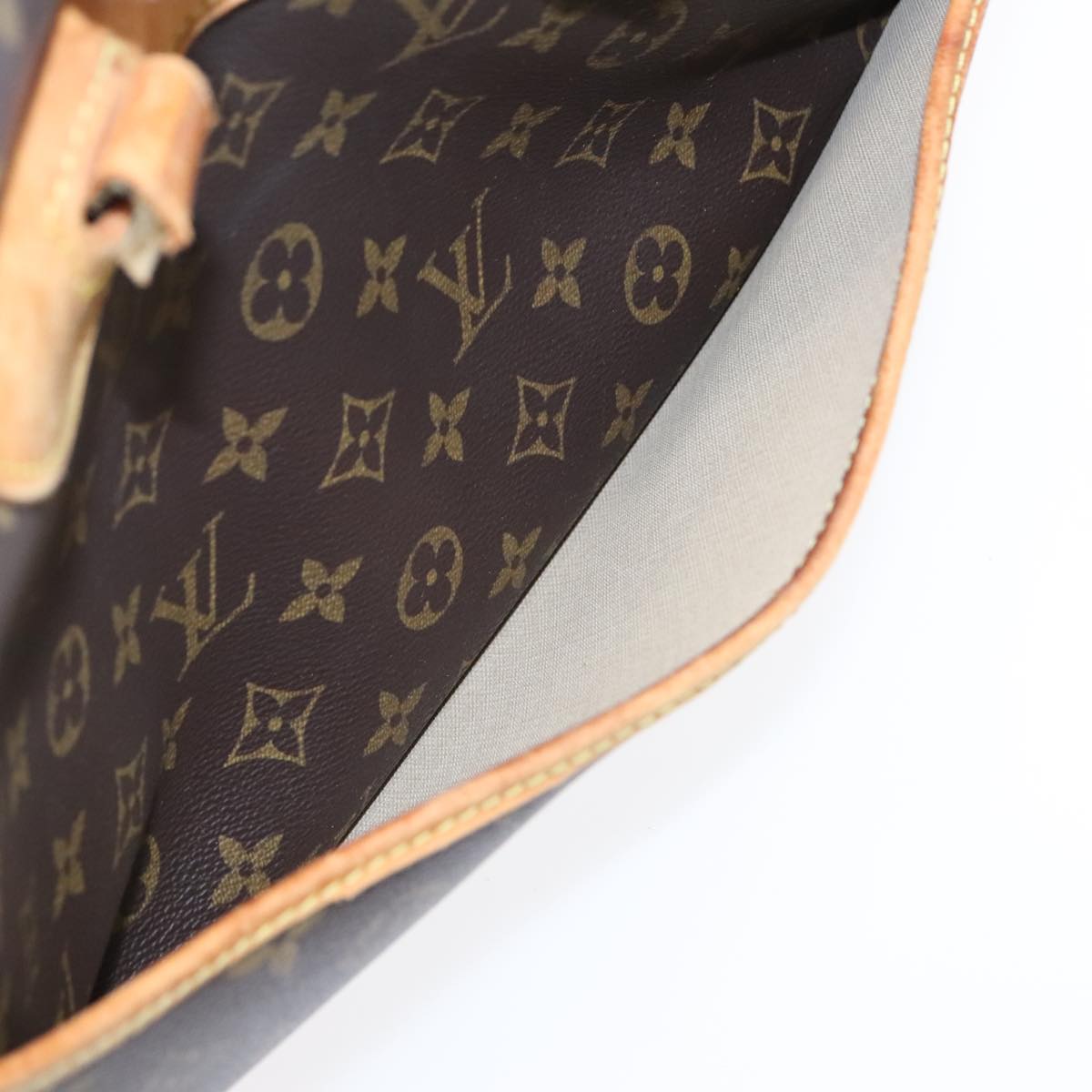 LOUIS VUITTON Monogram Deauville Hand Bag M47270 LV Auth yk15375