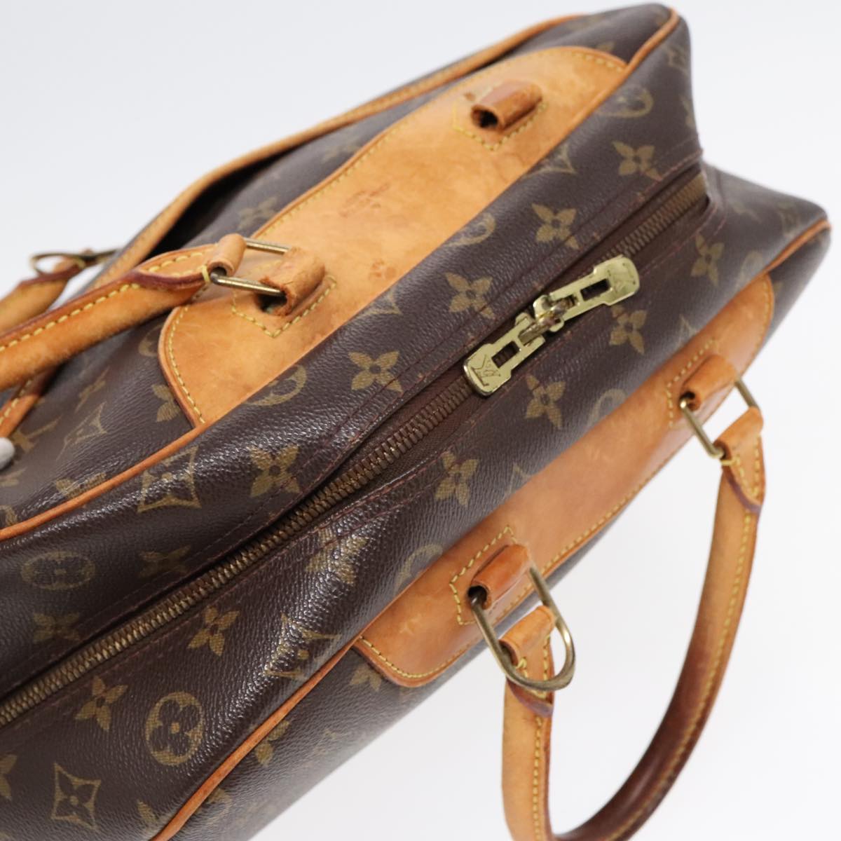 LOUIS VUITTON Monogram Deauville Hand Bag M47270 LV Auth yk15375