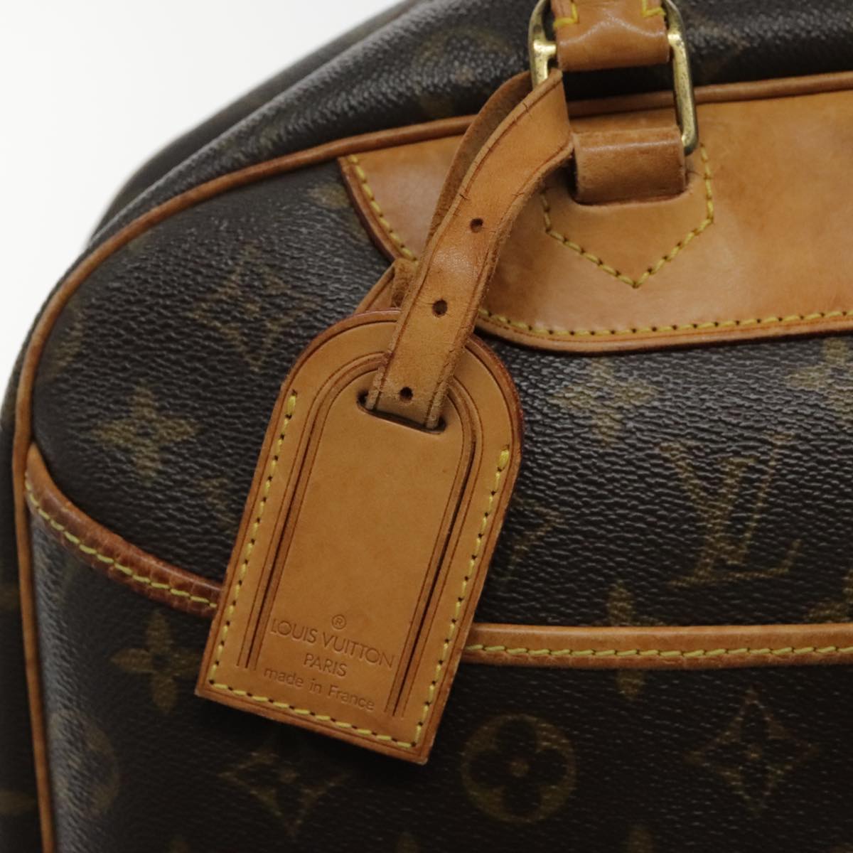 LOUIS VUITTON Monogram Deauville Hand Bag M47270 LV Auth yk15447