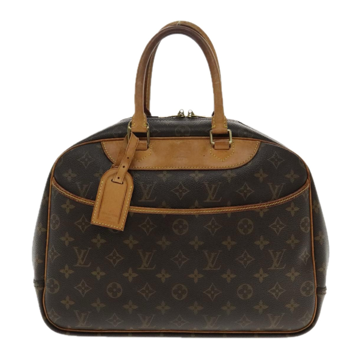 LOUIS VUITTON Monogram Deauville Hand Bag M47270 LV Auth yk15447