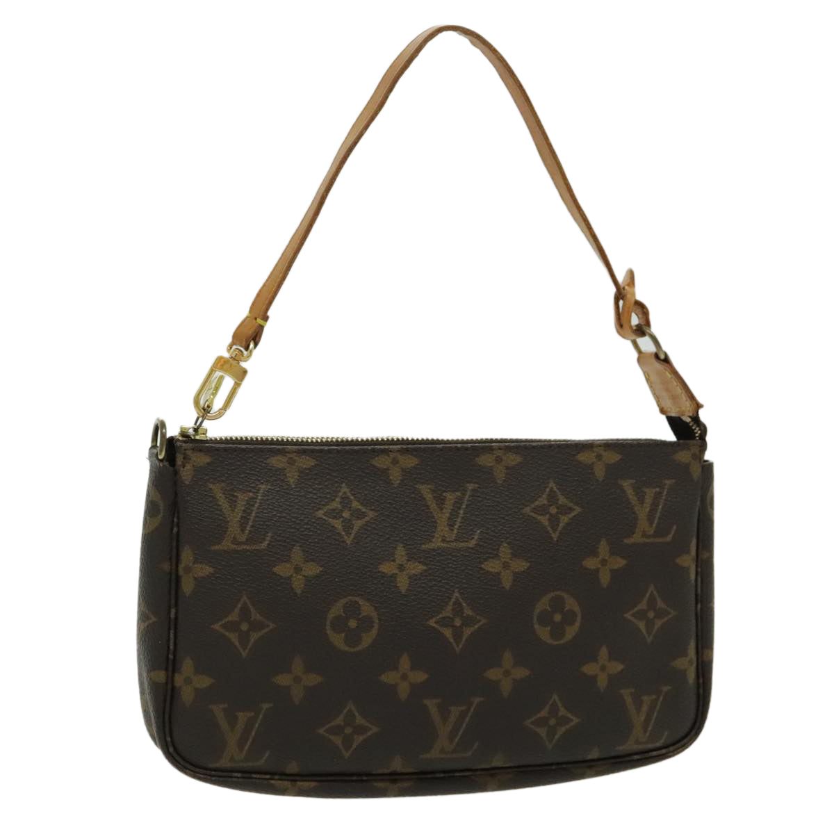 LOUIS VUITTON Monogram Pochette Accessoires Pouch M51980 LV Auth yk15457