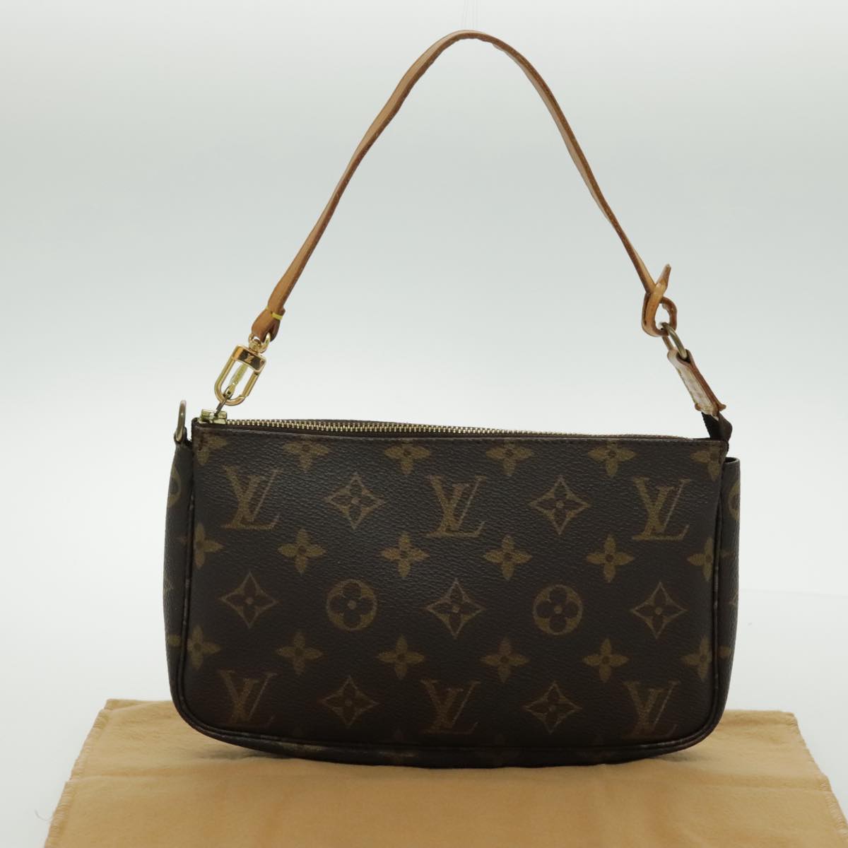 LOUIS VUITTON Monogram Pochette Accessoires Pouch M51980 LV Auth yk15457