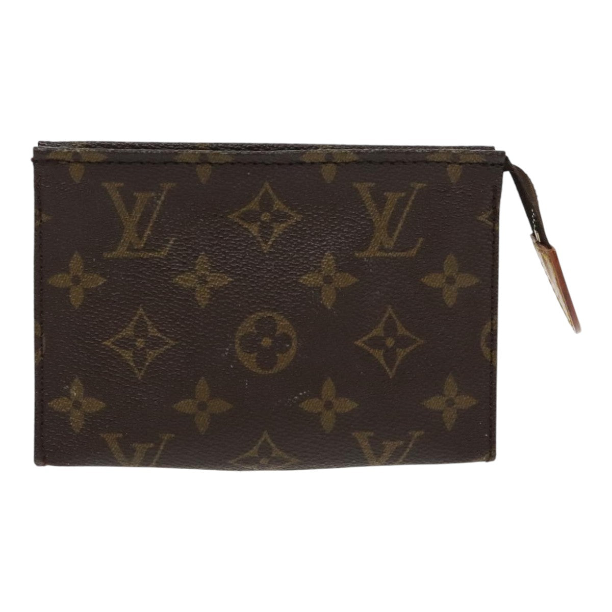 LOUIS VUITTON Monogram Poche Toilette 15 Pouch M47546 LV Auth yk15477