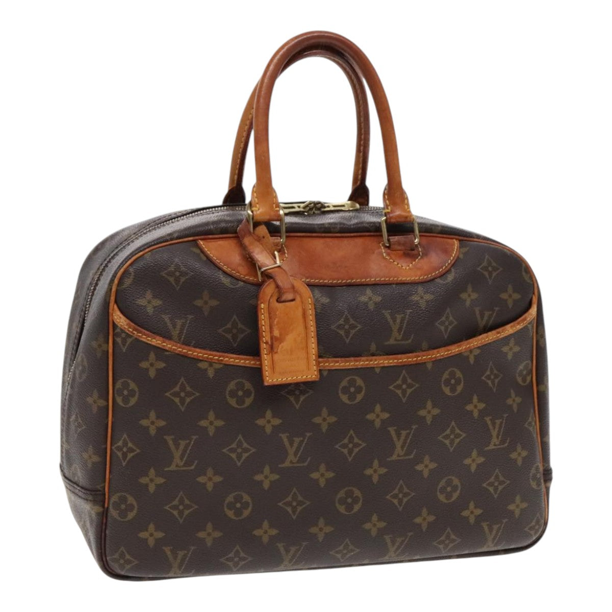 LOUIS VUITTON Monogram Deauville Hand Bag M47270 LV Auth yk15485