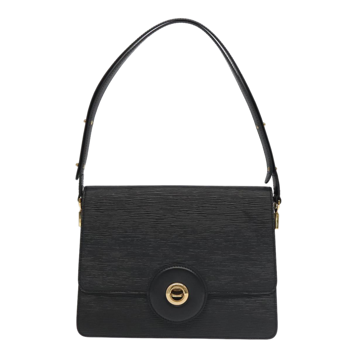 LOUIS VUITTON Epi Free Run Shoulder Bag Black M52402 LV Auth yk15517