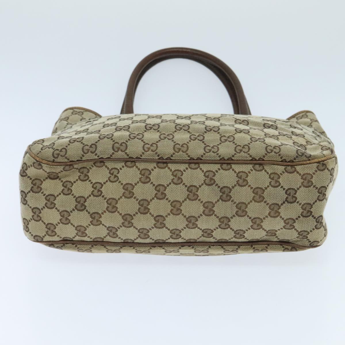 GUCCI GG Canvas Jackie Hand Bag Beige Auth yk15589