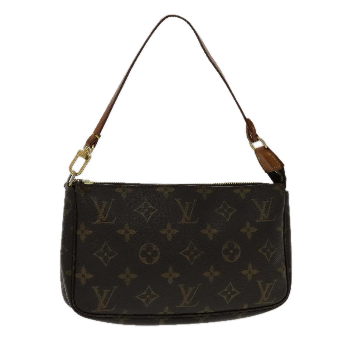 LOUIS VUITTON Monogram Pochette Accessoires Pouch M51980 LV Auth yk15596