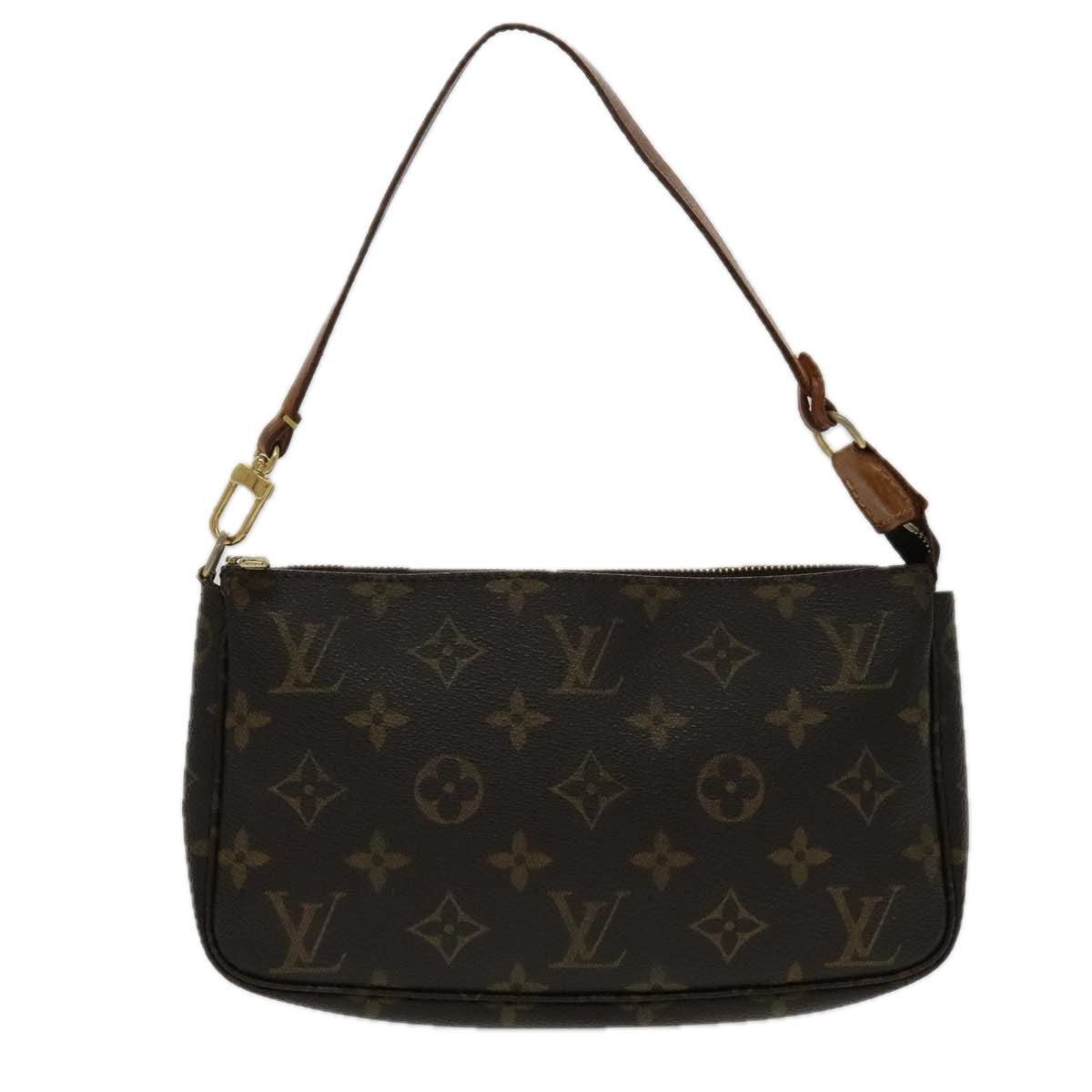 LOUIS VUITTON Monogram Pochette Accessoires Pouch M51980 LV Auth yk15596