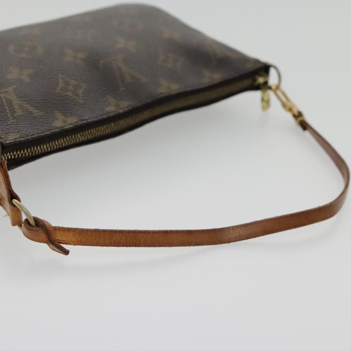 LOUIS VUITTON Monogram Pochette Accessoires Pouch M51980 LV Auth yk15596