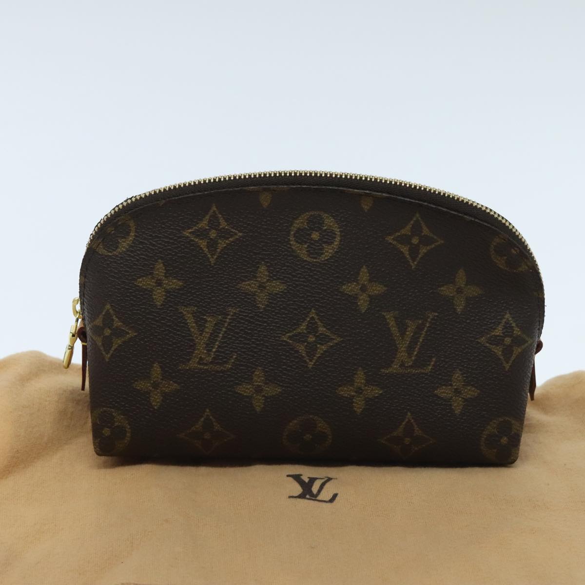 LOUIS VUITTON Monogram Pochette Cosmetic PM Cosmetic Pouch M47515 Auth yk15628A