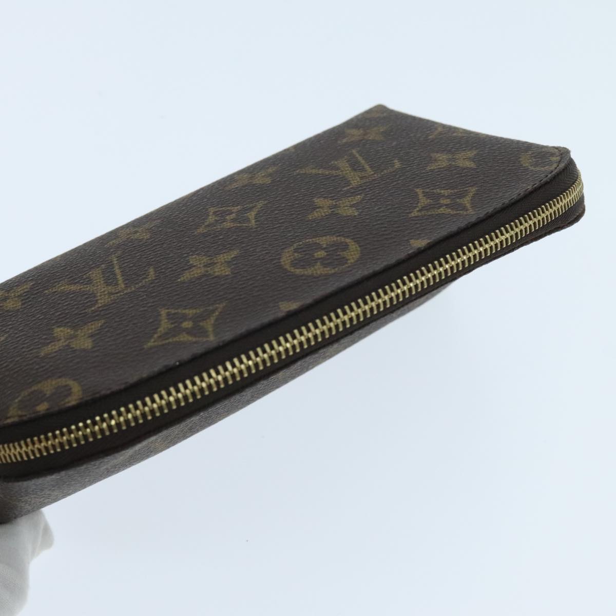 LOUIS VUITTON Monogram Pochette Cosmetic PM Cosmetic Pouch M47515 Auth yk15628A