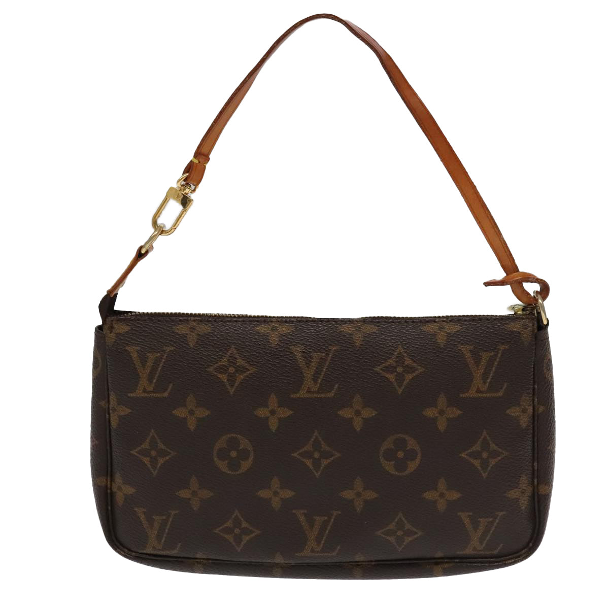 LOUIS VUITTON Monogram Pochette Accessoires Pouch M51980 LV Auth yk15678