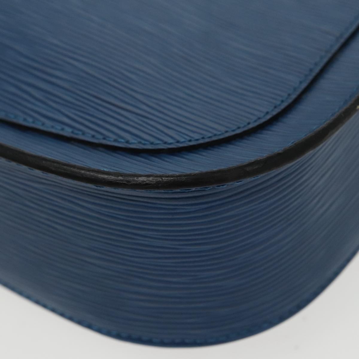 LOUIS VUITTON Epi Saint Cloud GM Shoulder Bag Toledo Blue M52195 LV Auth yk15714V