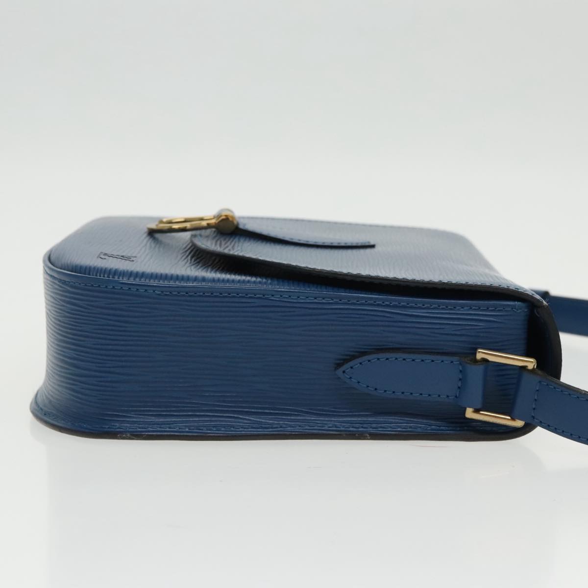 LOUIS VUITTON Epi Saint Cloud GM Shoulder Bag Toledo Blue M52195 LV Auth yk15714V