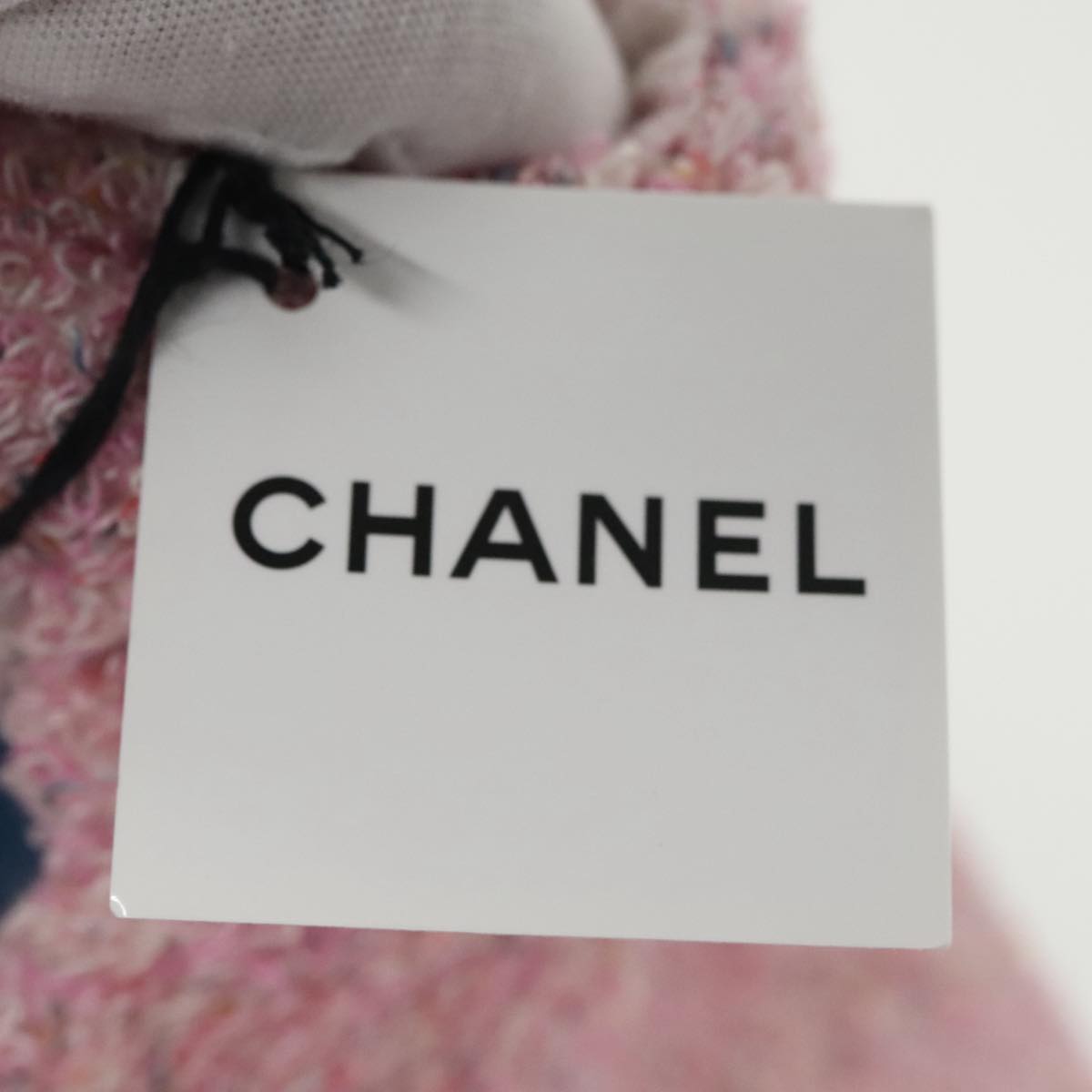 CHANEL COCO Mark Tote Bag pile Pink CC Auth yk15863A