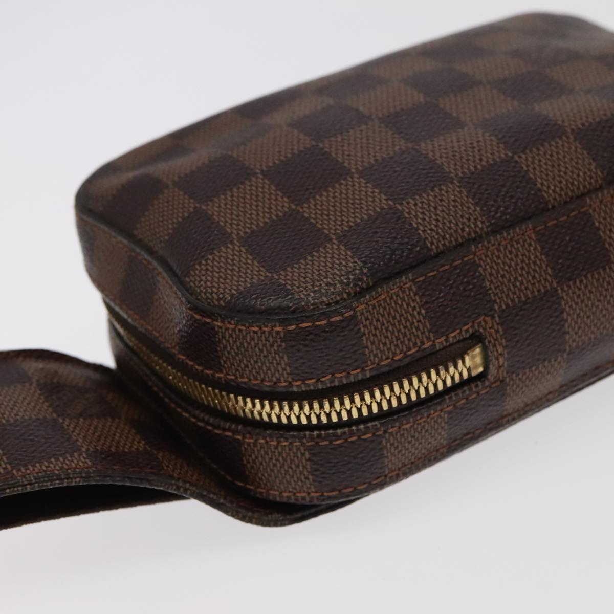 LOUIS VUITTON Damier Ebene Geronimos Shoulder Bag N51994 LV Auth yk15876