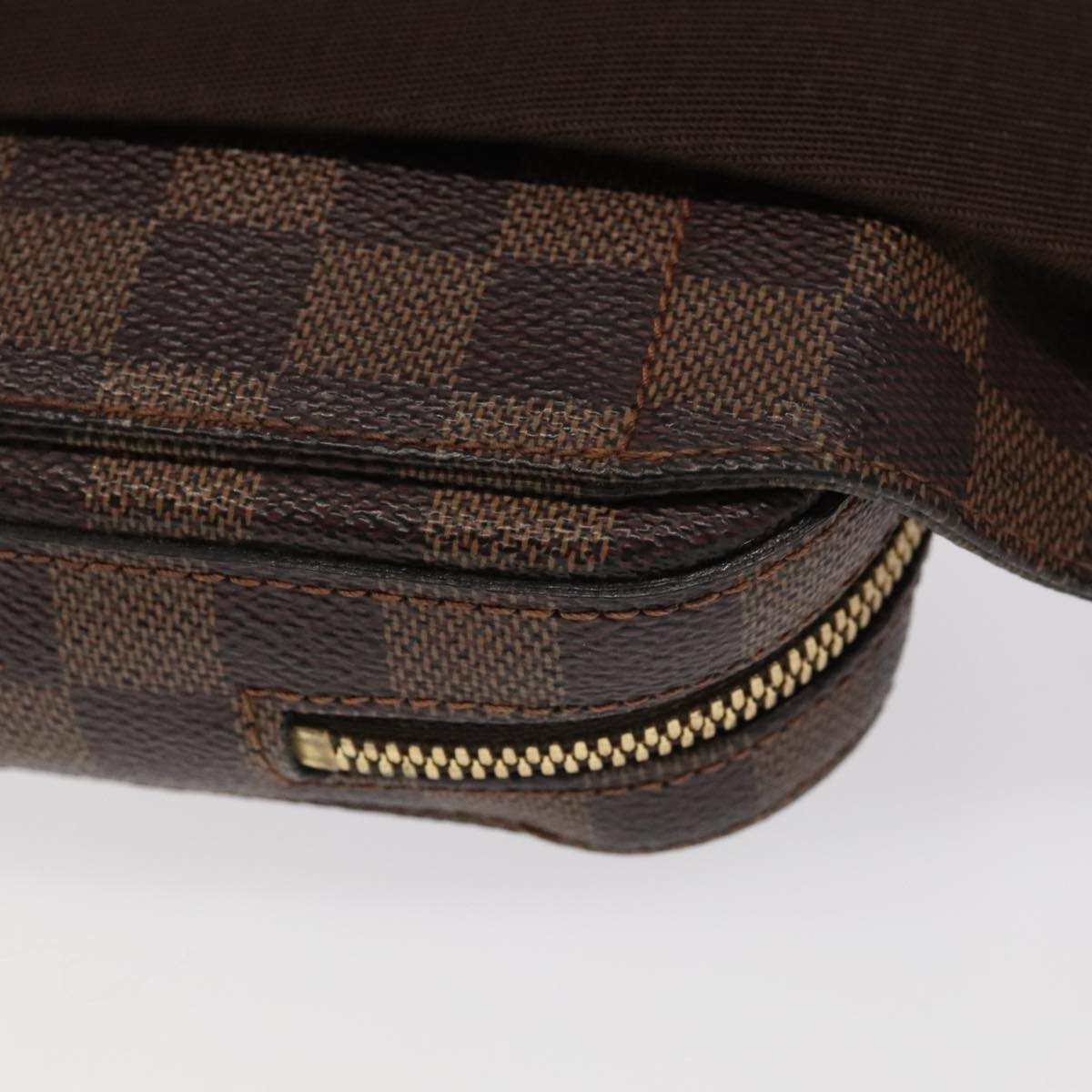 LOUIS VUITTON Damier Ebene Geronimos Shoulder Bag N51994 LV Auth yk15876