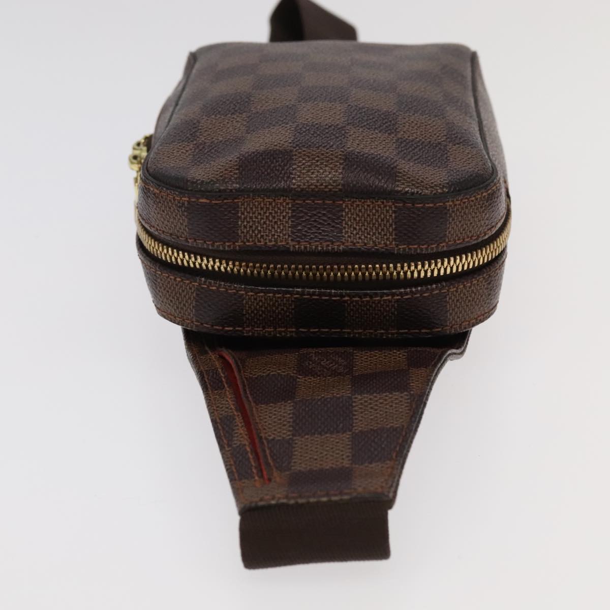 LOUIS VUITTON Damier Ebene Geronimos Shoulder Bag N51994 LV Auth yk15876