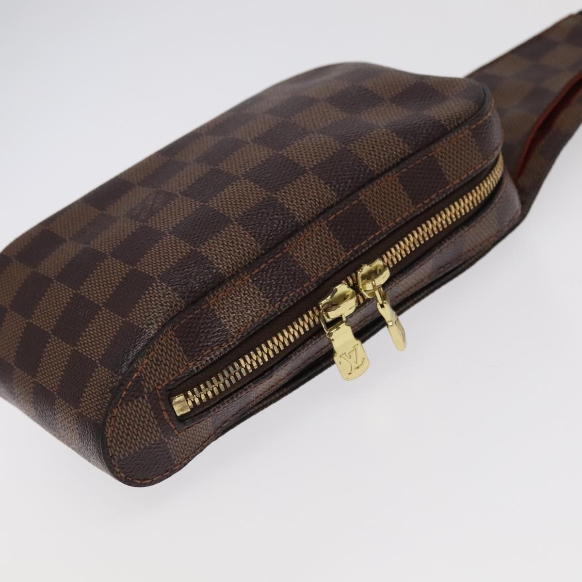 LOUIS VUITTON Damier Ebene Geronimos Shoulder Bag N51994 LV Auth yk15876