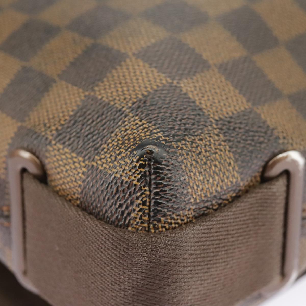 LOUIS VUITTON Damier Ebene Brooklyn PM Shoulder Bag N51210 LV Auth yk15898