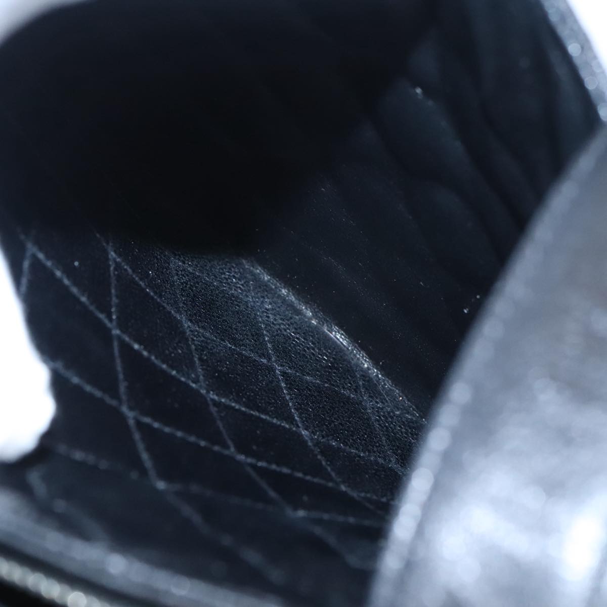 CHANEL Matelasse Tote Bag Caviar Skin Black CC Auth yk15918AV