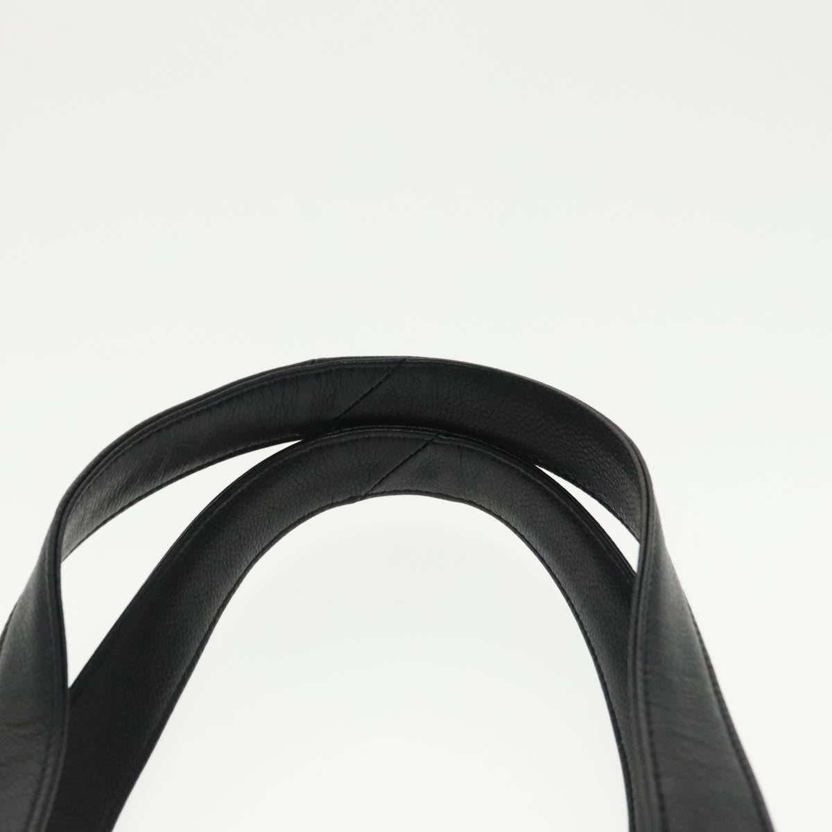 CHANEL Matelasse Tote Bag Caviar Skin Black CC Auth yk15918AV