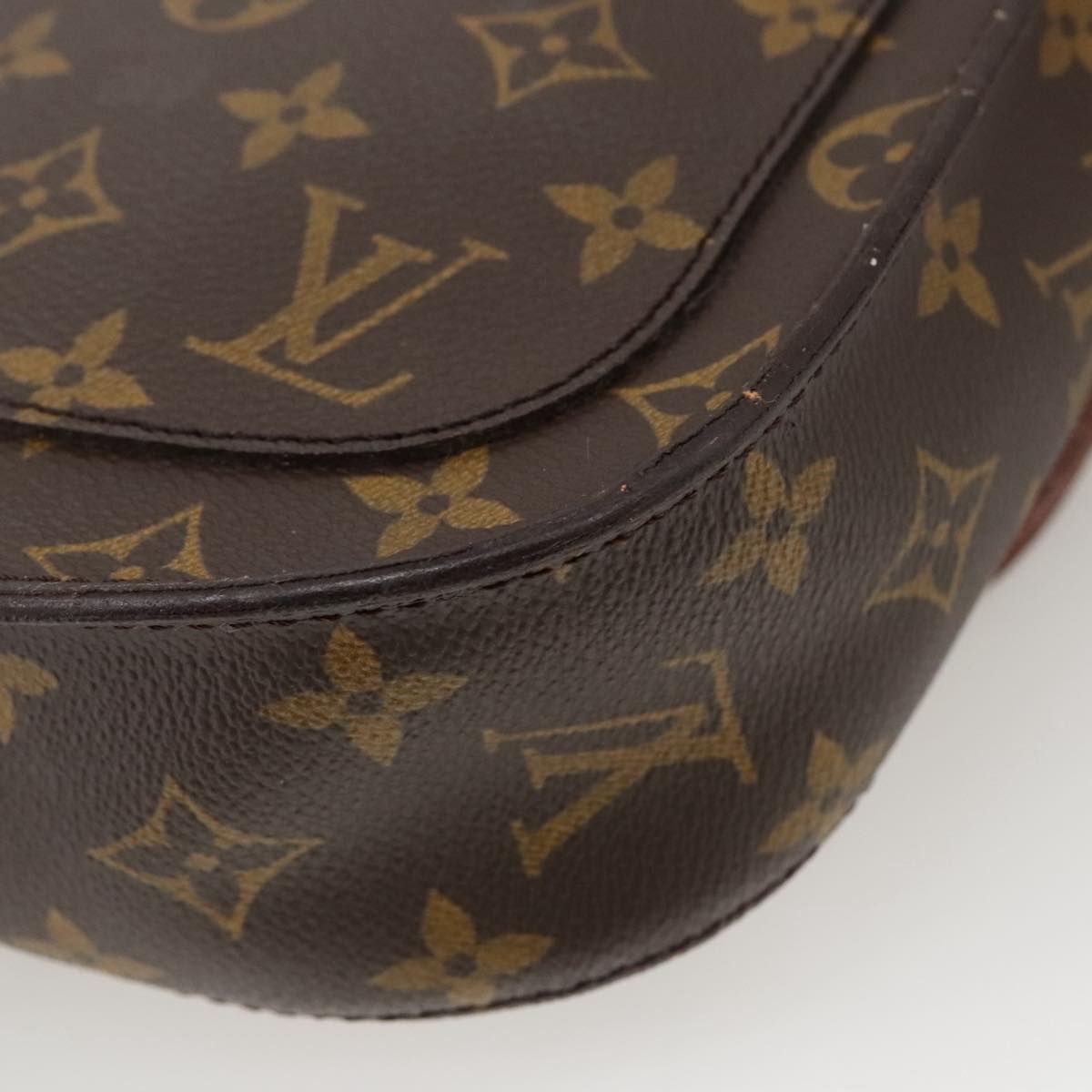 LOUIS VUITTON Monogram Saint Cloud GM Shoulder Bag M51242 LV Auth yk15998