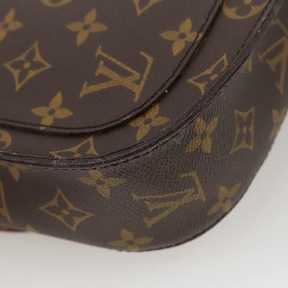 LOUIS VUITTON Monogram Saint Cloud GM Shoulder Bag M51242 LV Auth yk15998