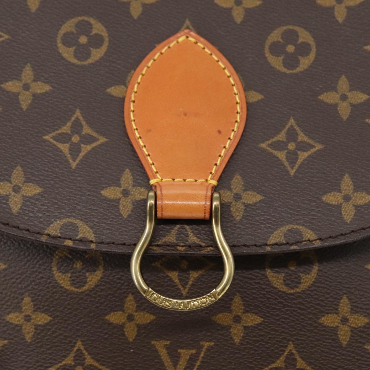 LOUIS VUITTON Monogram Saint Cloud GM Shoulder Bag M51242 LV Auth yk15998