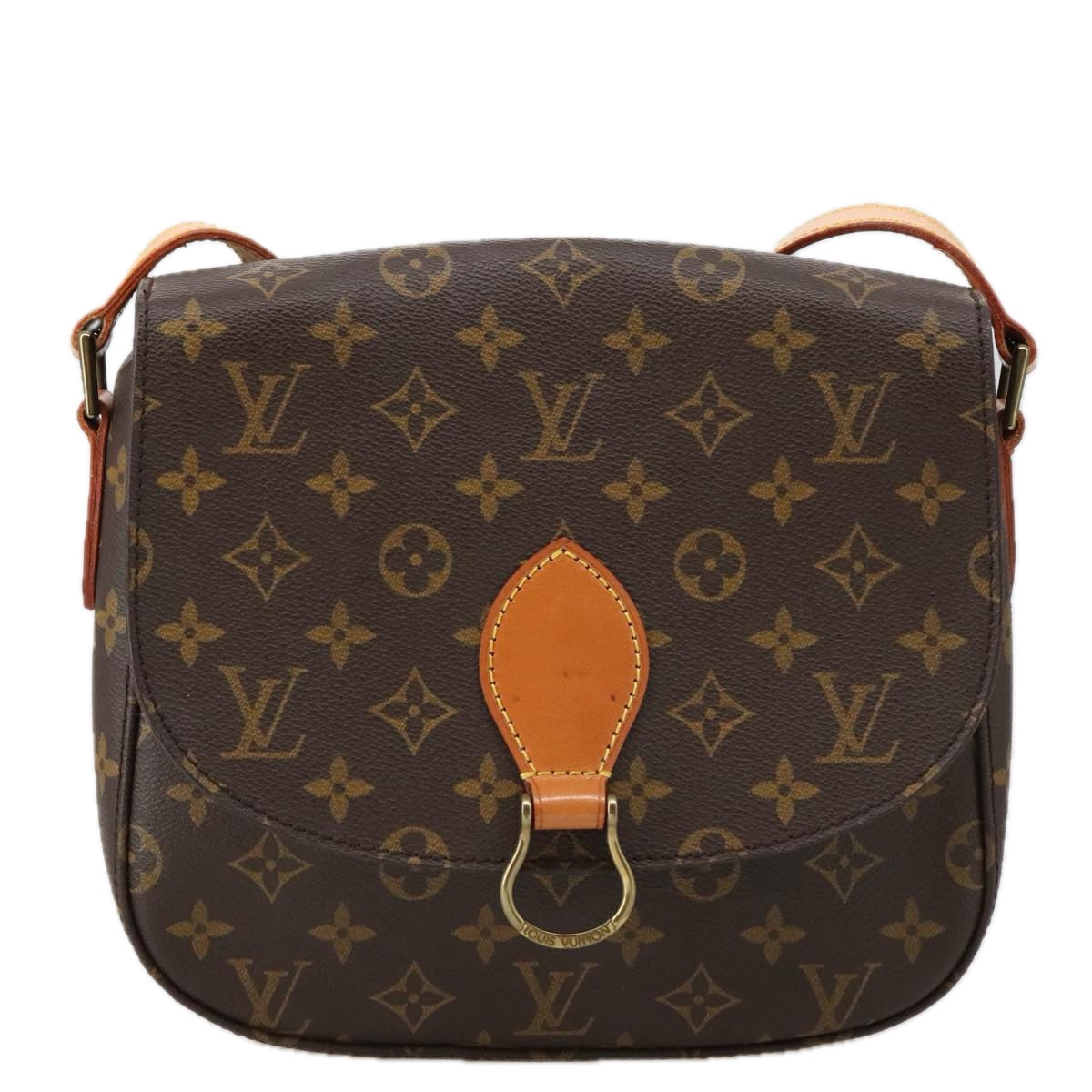 LOUIS VUITTON Monogram Saint Cloud GM Shoulder Bag M51242 LV Auth yk15998