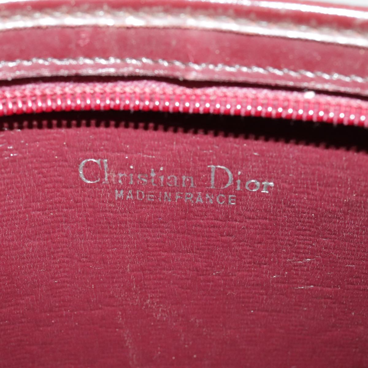 Christian Dior Trotter Canvas Shoulder Bag Navy Auth yk16045